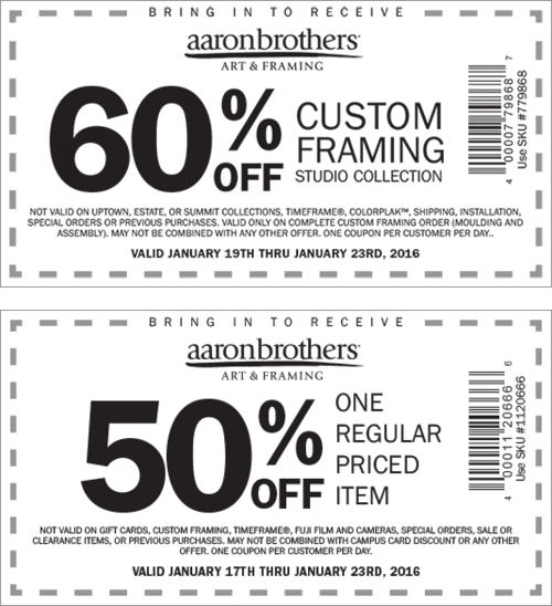 Aaron Brothers coupons & promo code for [April 2024]