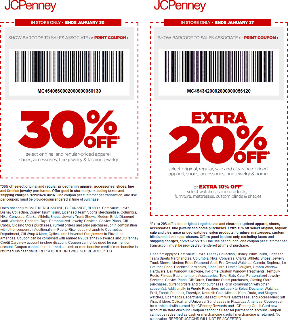 Jcpenney COUPON CODES - 40% for Mar 2024