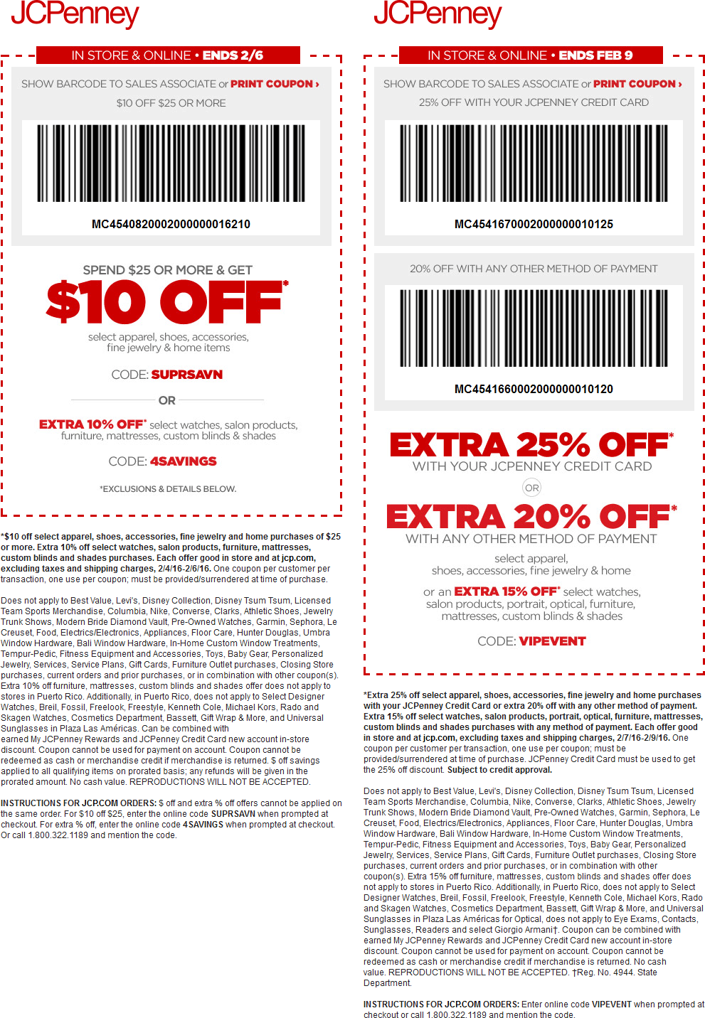 jcpenney coupons outside portrait studio