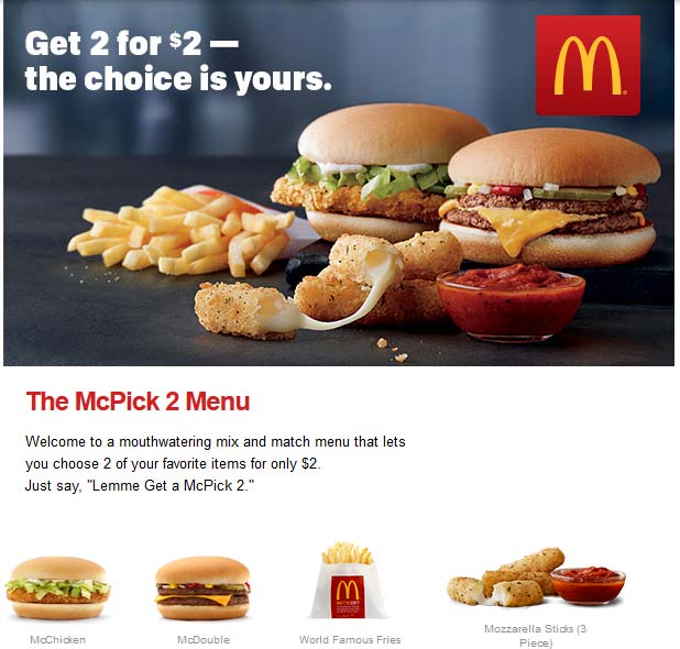 McDonalds coupons & promo code for [June 2024]