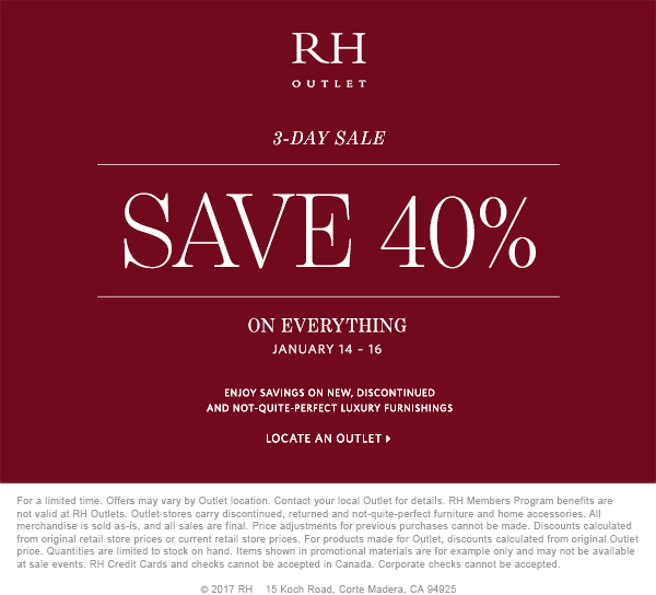 Restoration Hardware Sales Schedule 2022 Restoration Hardware Outlet March 2022 Coupons And Promo Codes 🛒