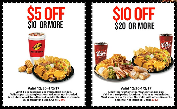 Taco Bueno June 2020 Coupons And Promo Codes 