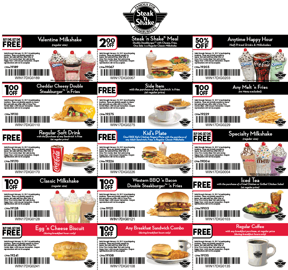 Steak n Shake March 2024 Coupons and Promo Codes 🛒