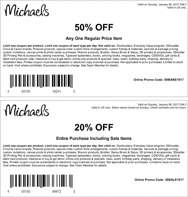 Michaels coupons & promo code for [May 2024]