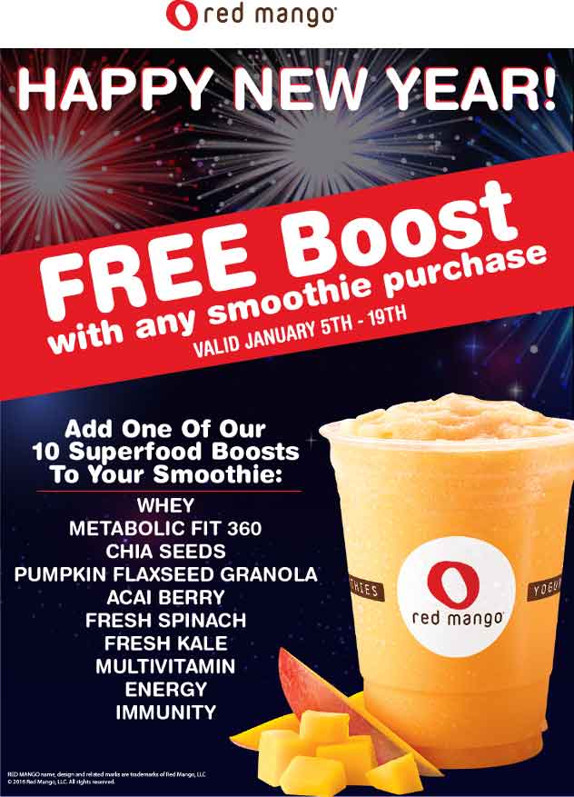 Red Mango coupons & promo code for [April 2024]