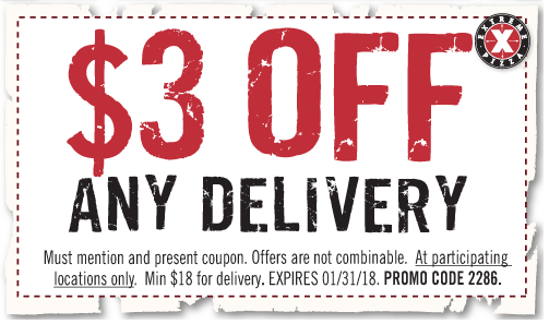 Extreme Pizza Coupon April 2024 $3 off delivery at Extreme Pizza