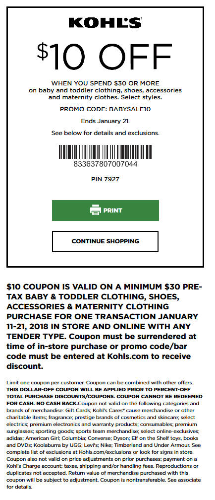 Kohls coupons & promo code for [April 2024]