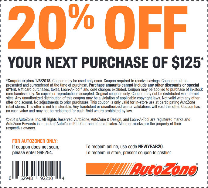 Autozone 15 Off 50 Printable