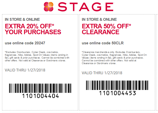 Stage coupons & promo code for [April 2024]