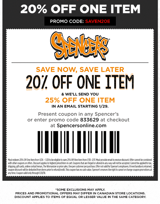 Spencers coupons & promo code for [May 2024]