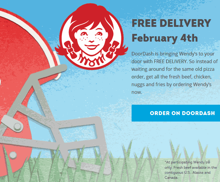 Wendys Coupon April 2024 Free delivery the 4th at Wendys