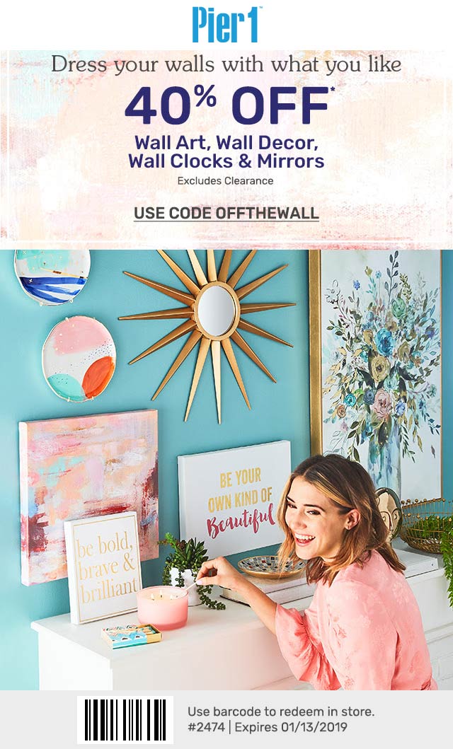 Pier 1 coupons & promo code for [September 2022]