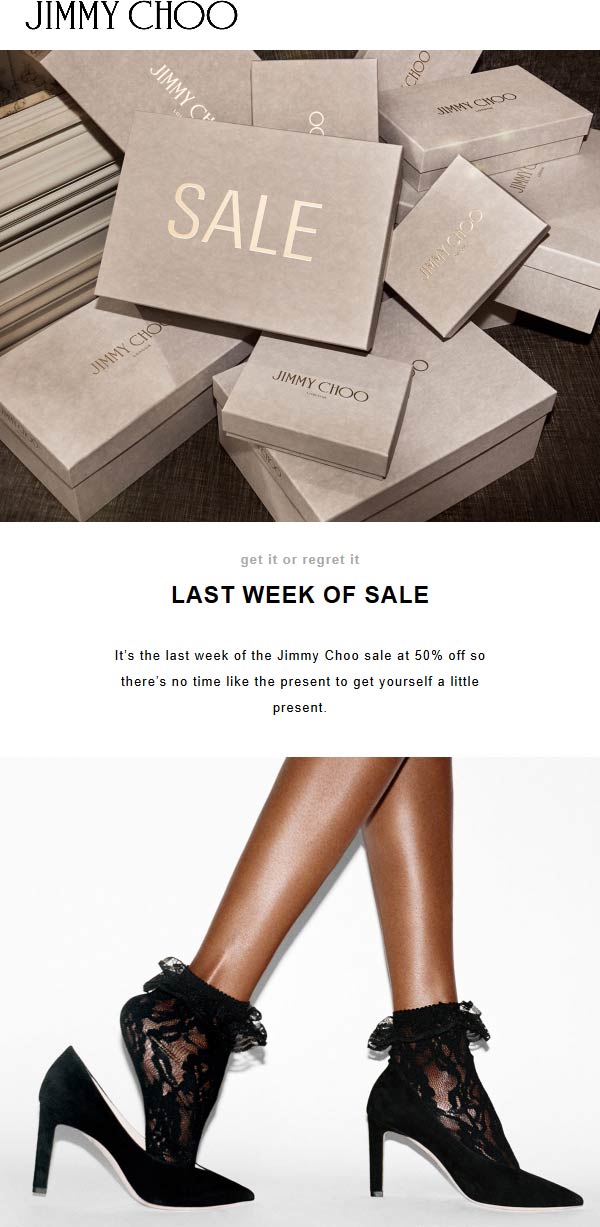 Jimmy Choo coupons & promo code for [May 2022]