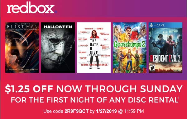 Redbox coupons & promo code for [March 2024]