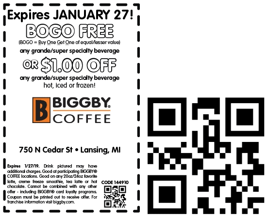 Biggby Coffee coupons & promo code for [September 2022]