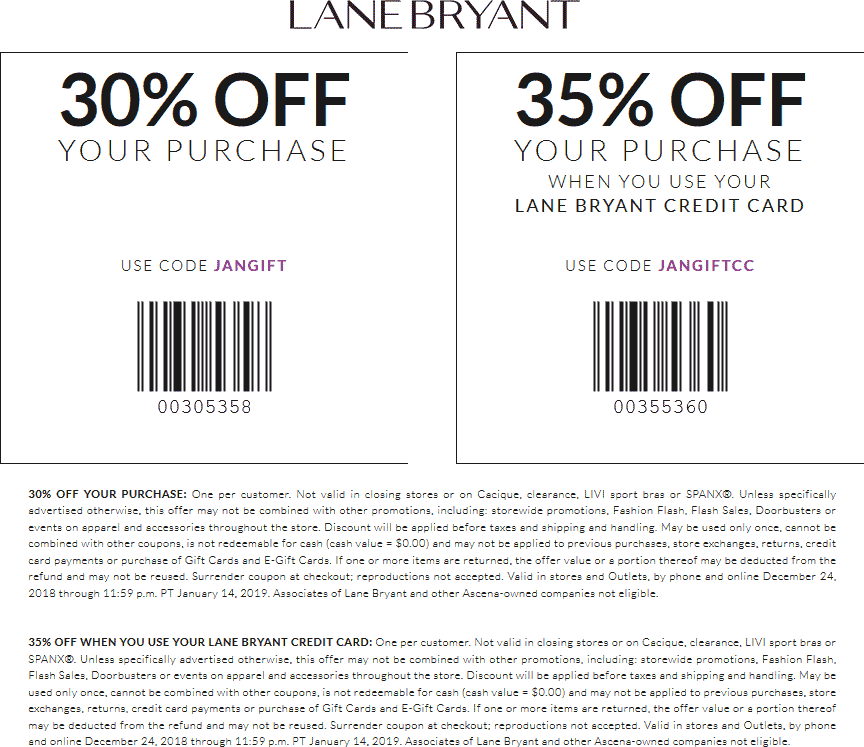 Lane Bryant coupons & promo code for [May 2022]