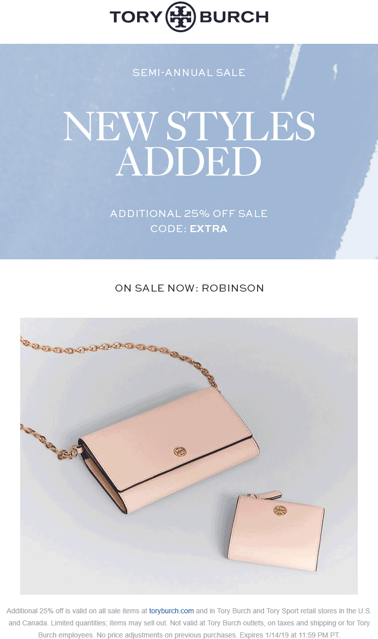 Tory Burch coupons & promo code for [January 2022]