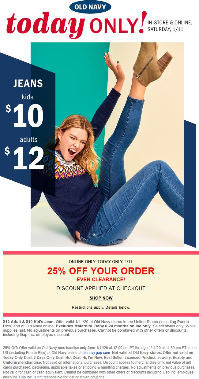 Old Navy coupons & promo code for [September 2022]