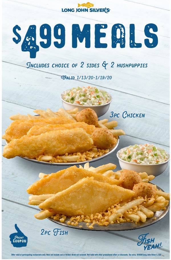 Long John Silvers coupons & promo code for [October 2022]