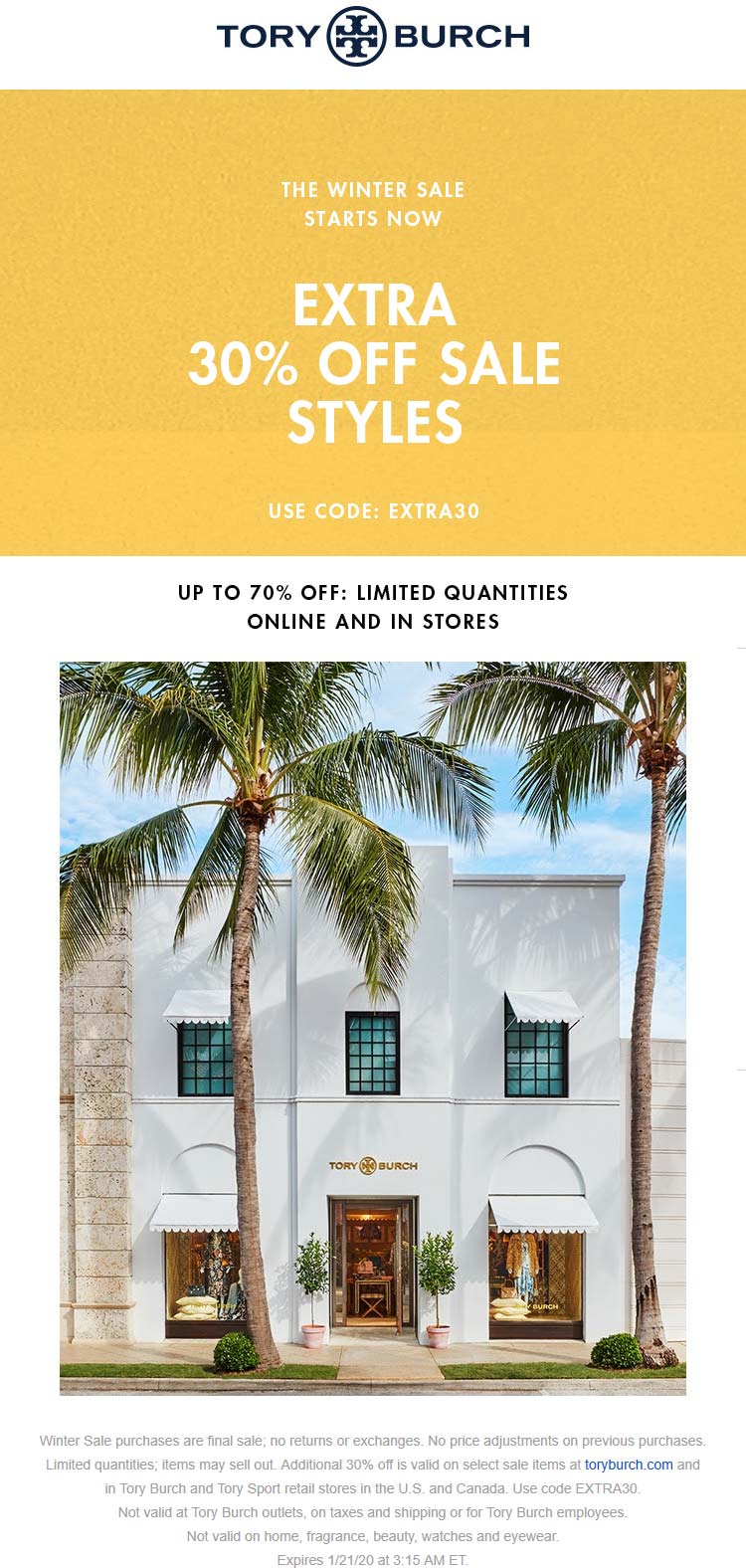 Tory Burch coupons & promo code for [May 2022]