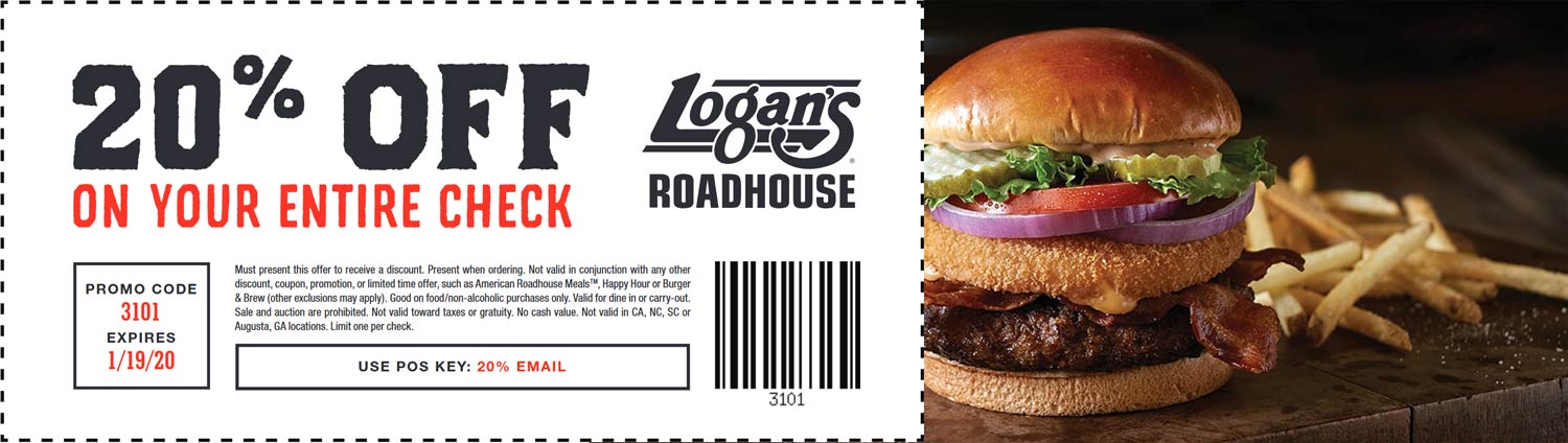 Logans Roadhouse coupons & promo code for [September 2022]