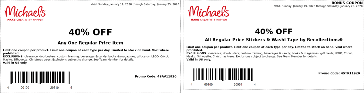 Michaels coupons & promo code for [October 2022]