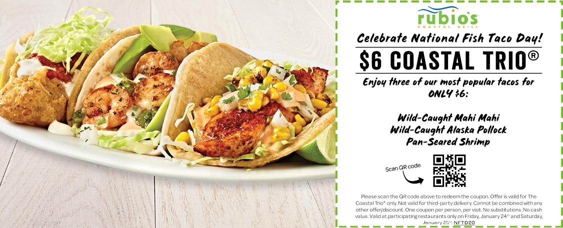 Rubios coupons & promo code for [May 2022]