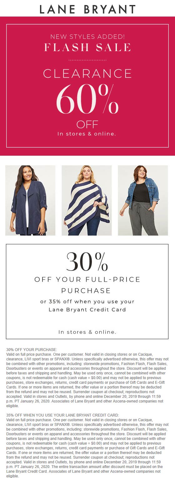 Lane Bryant coupons & promo code for [July 2024]