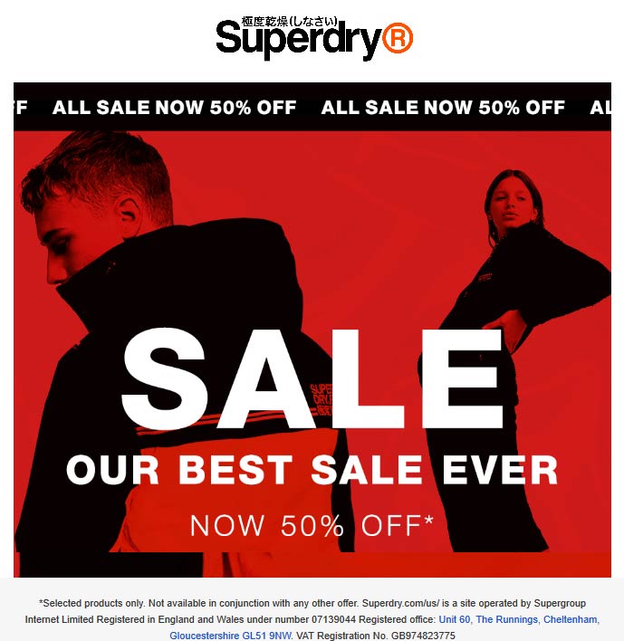 Superdry coupons & promo code for [October 2022]