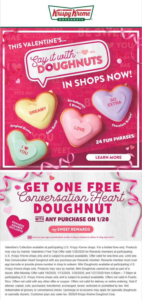 Krispy Kreme coupons & promo code for July 2025