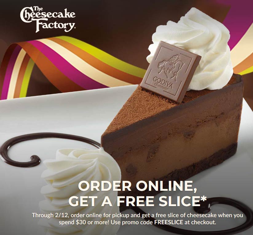 Cheesecake Factory coupons & promo code for [November 2022]