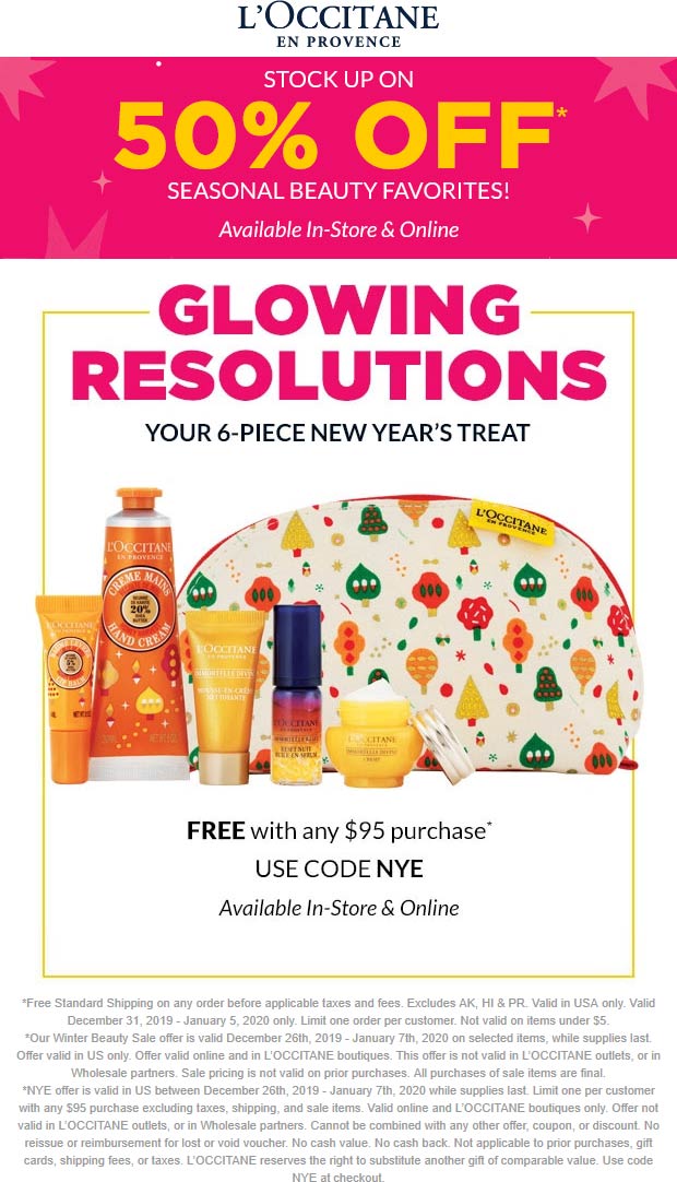 LOccitane coupons & promo code for [October 2022]