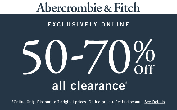 Abercrombie & Fitch coupons & promo code for [October 2022]