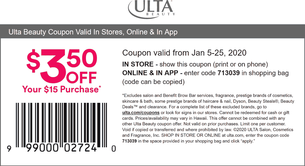Ulta coupons & promo code for [May 2022]