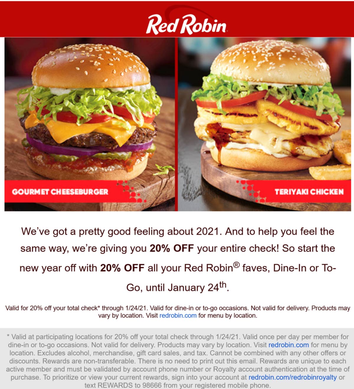 Red Robin restaurants Coupon  20% off at Red Robin restaurants #redrobin 