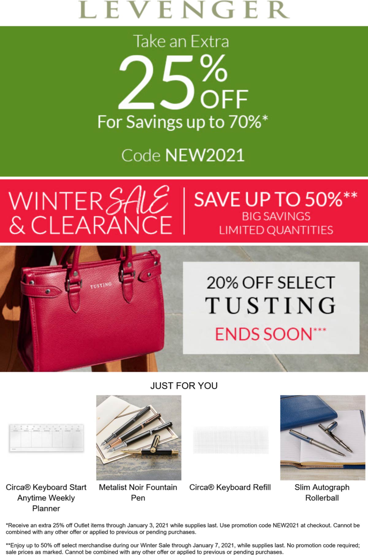 Levenger stores Coupon  Extra 25% off at Levenger via promo code NEW2021 #levenger 