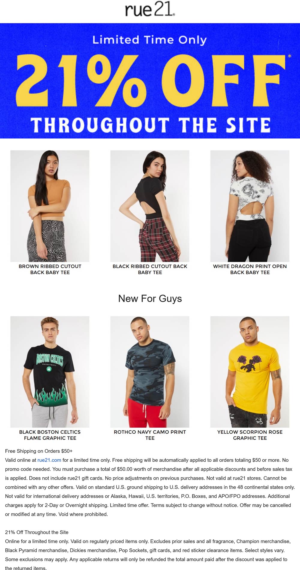 rue21 stores Coupon  21% off online at rue21 #rue21 