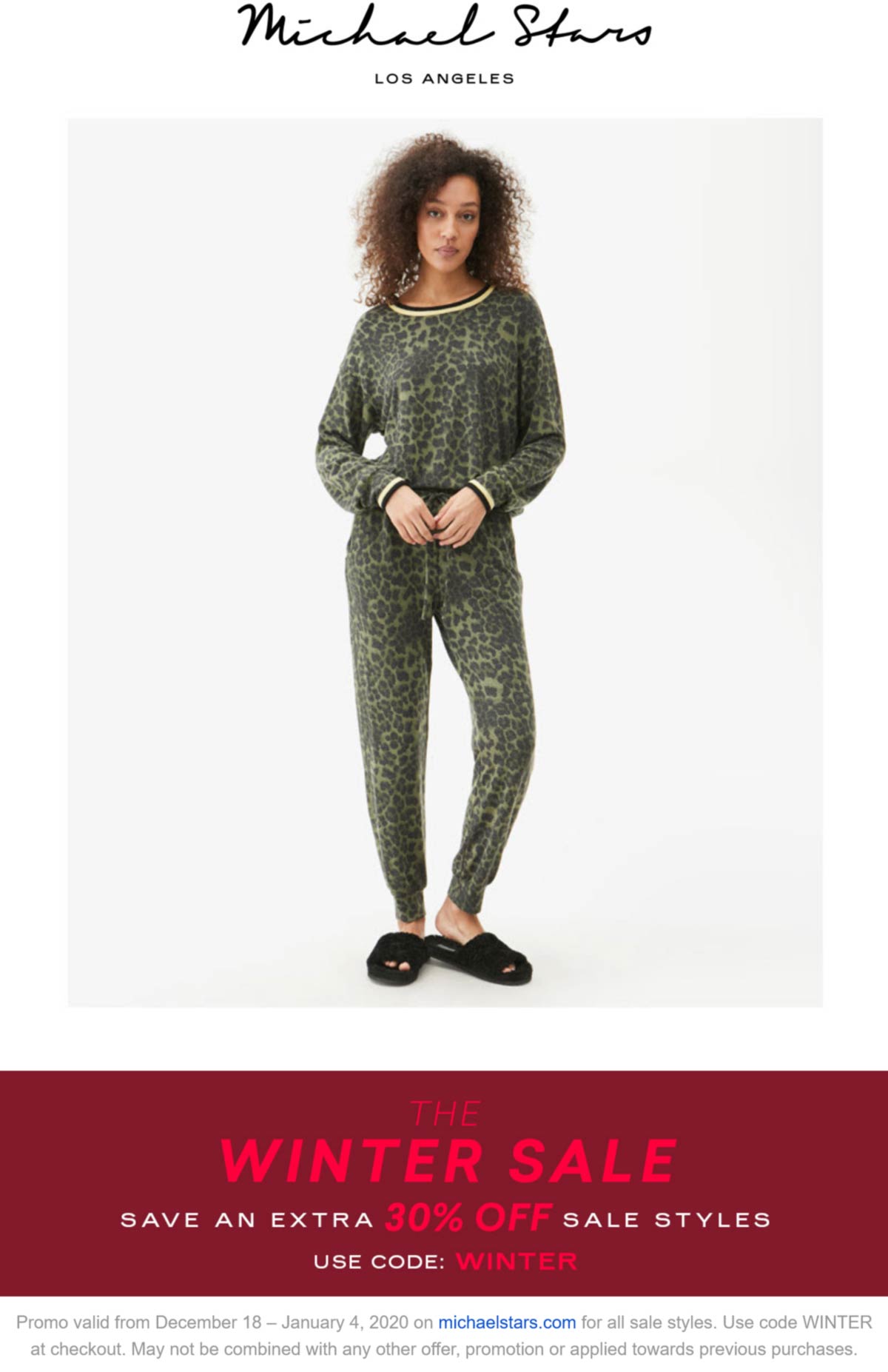 Michael Stars stores Coupon  30% off at Michael Stars via promo code WINTER #michaelstars 