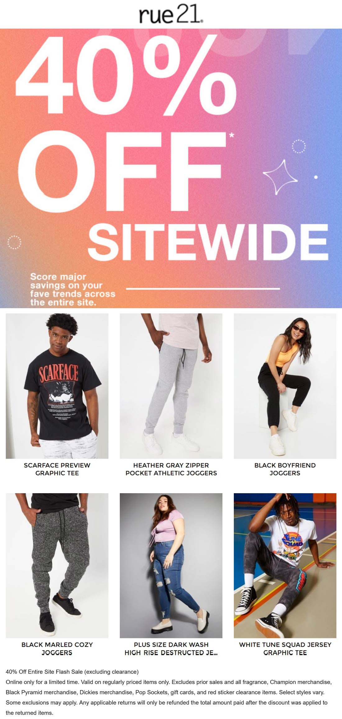 rue21 stores Coupon  40% off everything online today at rue21 #rue21 