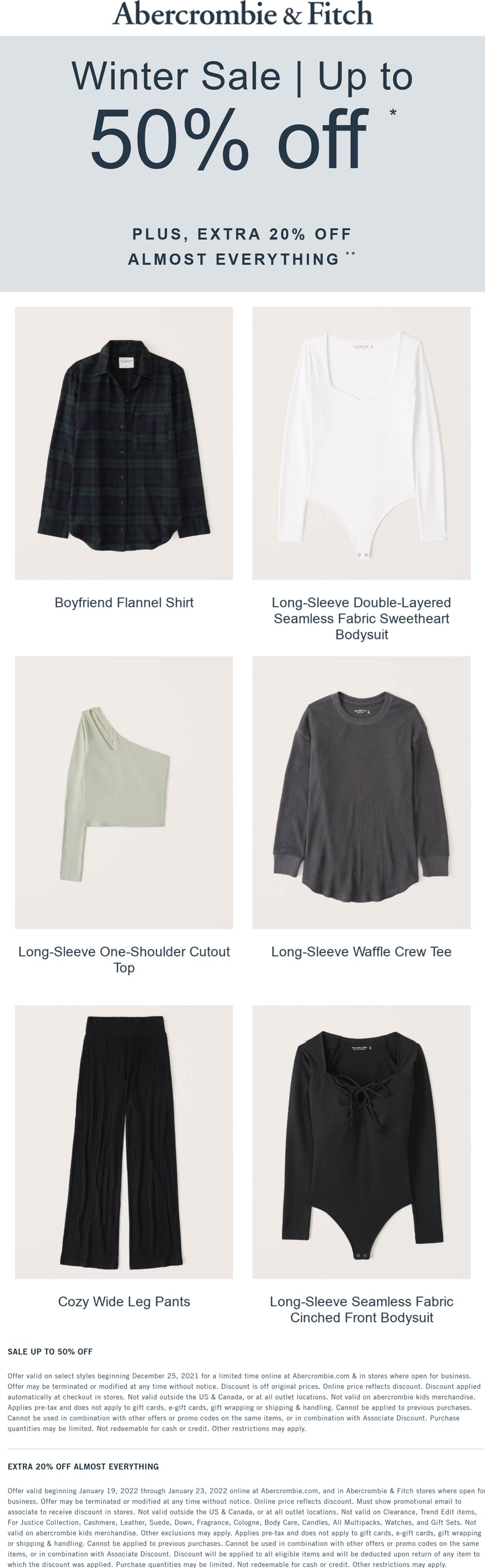 Abercrombie & Fitch coupons & promo code for [February 2024]