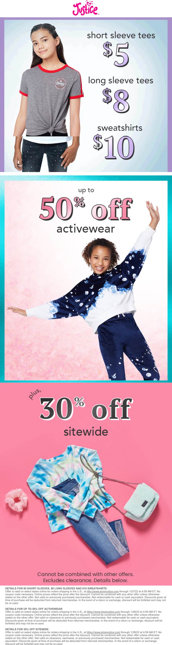 Justice stores Coupon  30% off everything & more at Justice #justice 