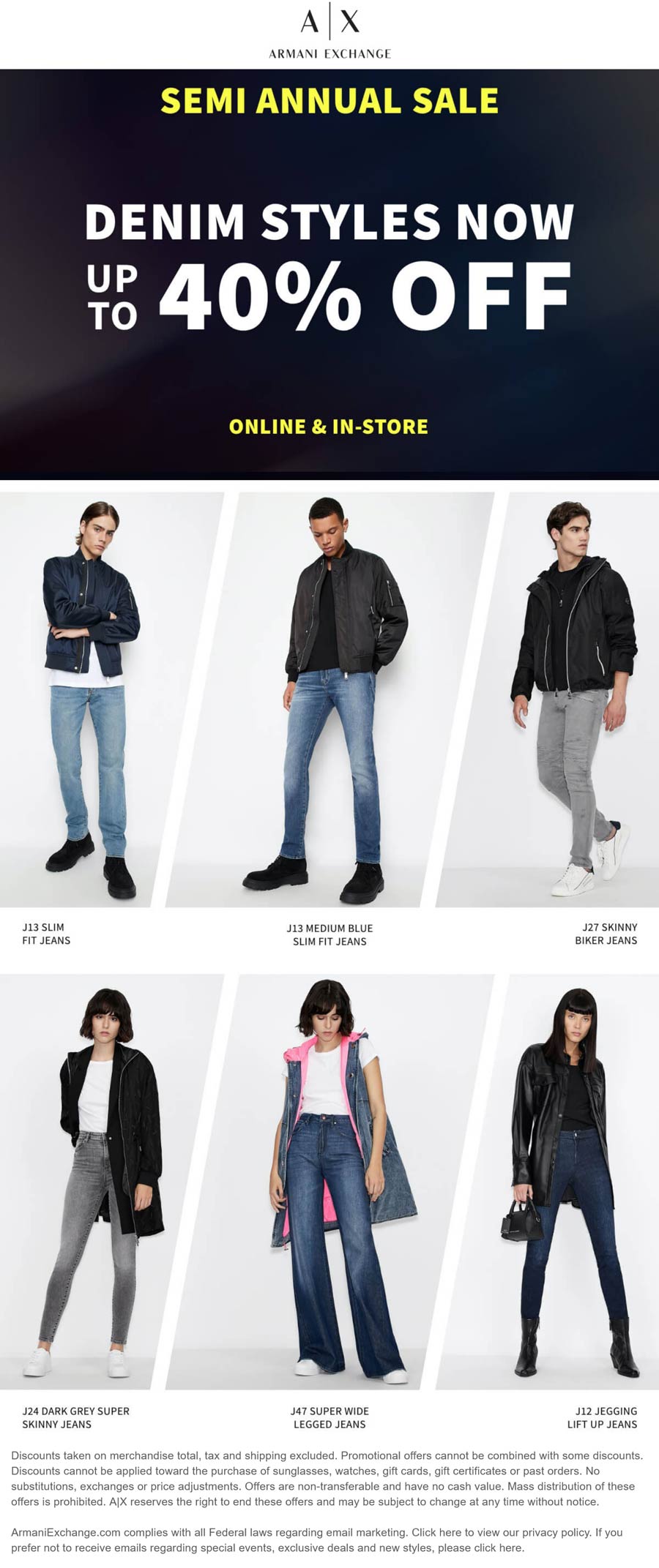 Armani Exchange coupons & promo code for [February 2024]