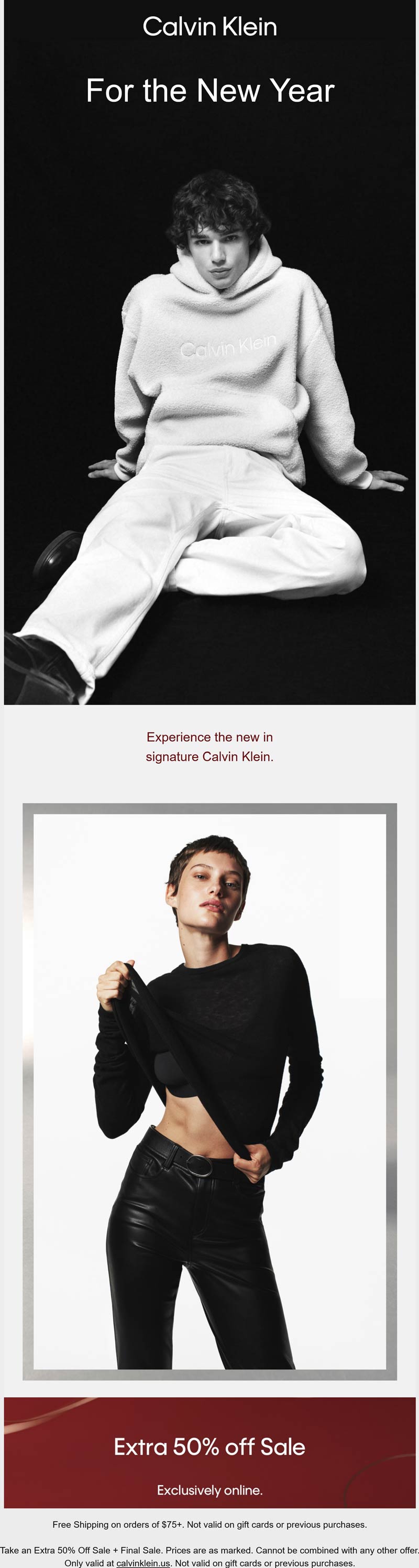 Calvin Klein stores Coupon  Extra 50% off sale items at Calvin Klein #calvinklein 
