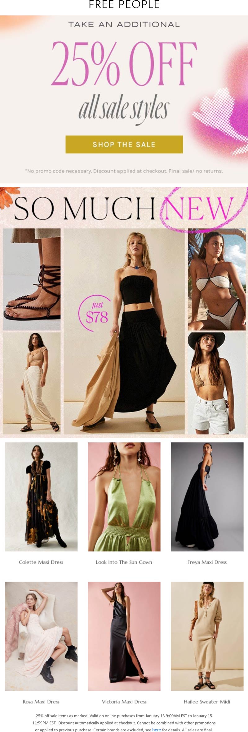 Free People coupons & promo code for [February 2023]