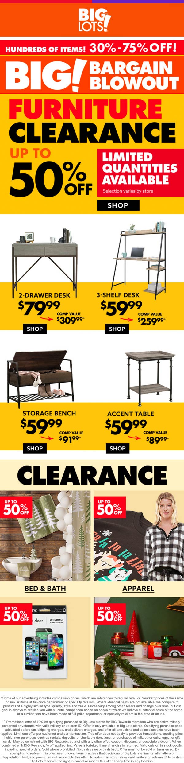 Big Lots stores Coupon  30-75% clearance event going on at Big Lots #biglots 