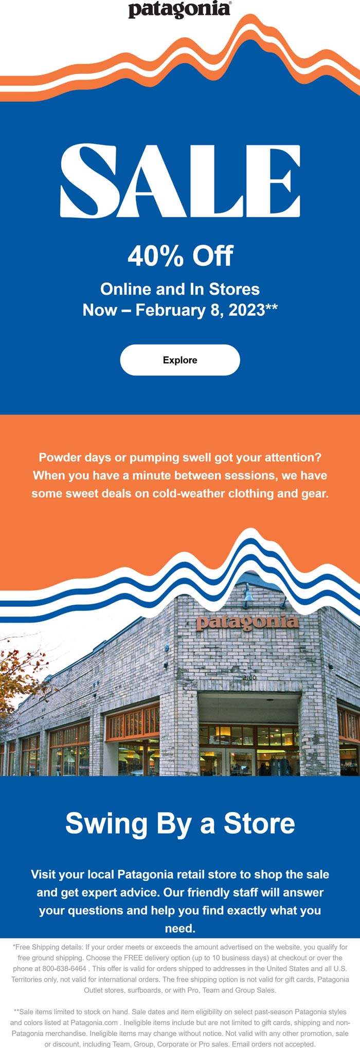 Patagonia coupons & promo code for [January 2023]