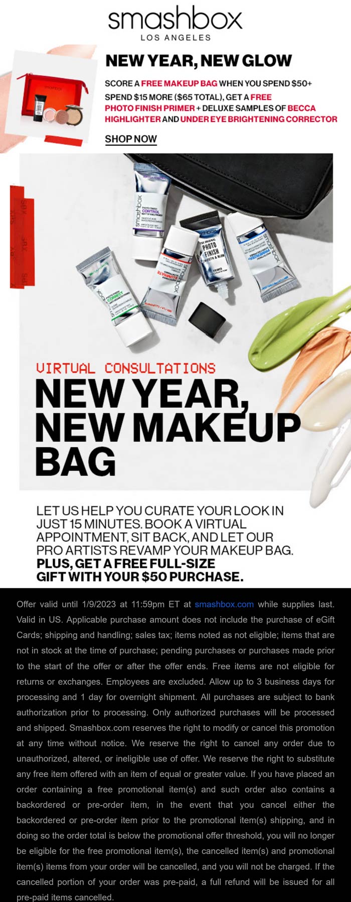 Smashbox coupons & promo code for [January 2023]