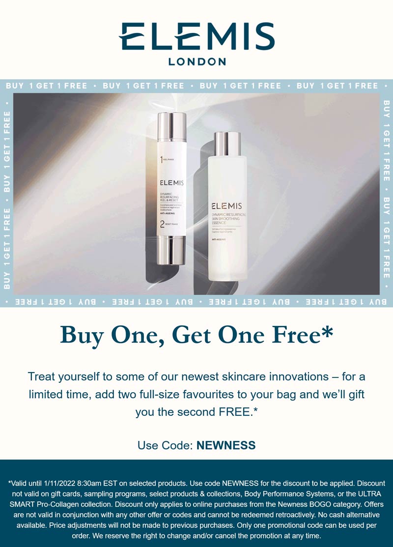 Elemis coupons & promo code for [February 2023]