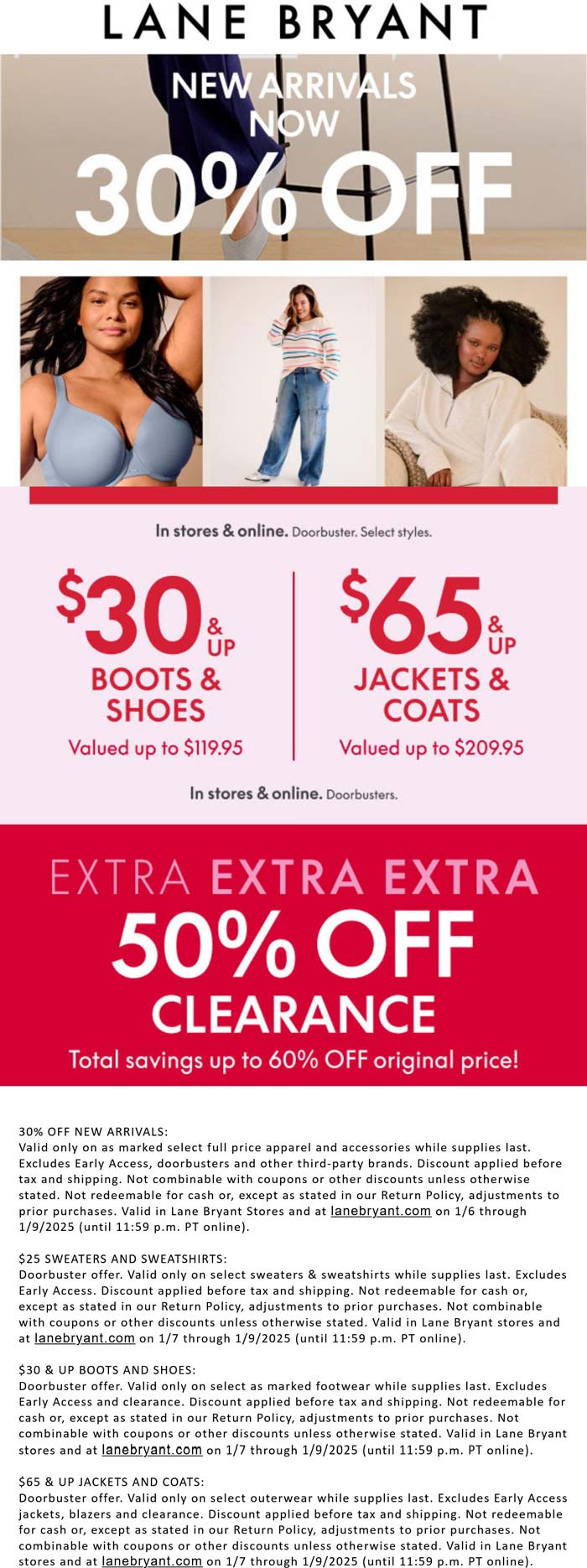 Lane Bryant stores Coupon  30% off new arrivals & more at Lane Bryant, ditto online #lanebryant 