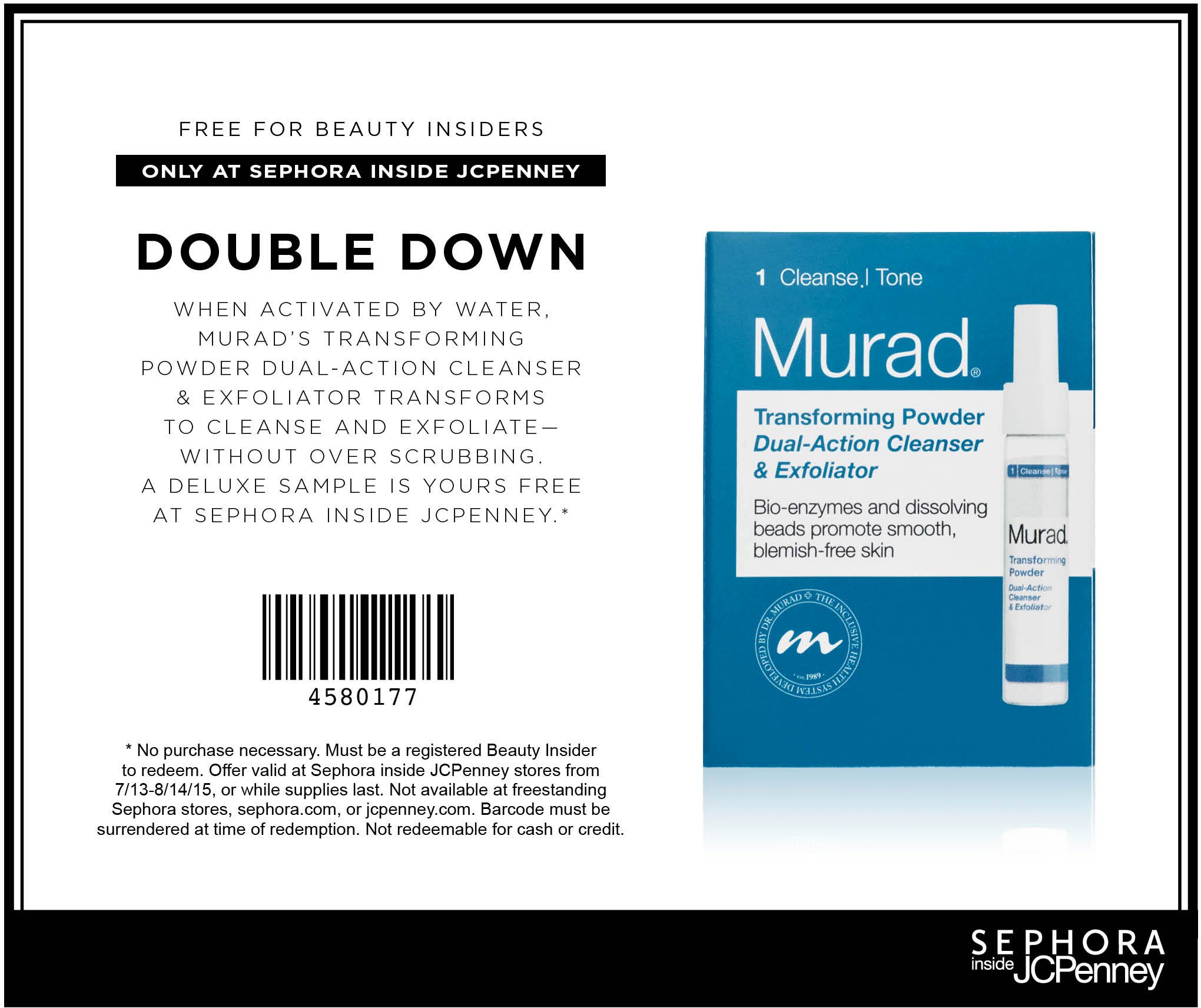 Free Sample: Murad Cleanser coupons & promo code for [May 2024]
